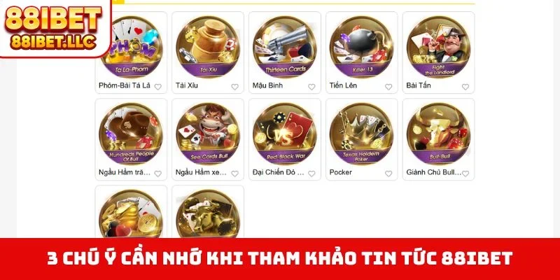 3 chú ý cần nhớ khi tham khảo tin tức 88IBET