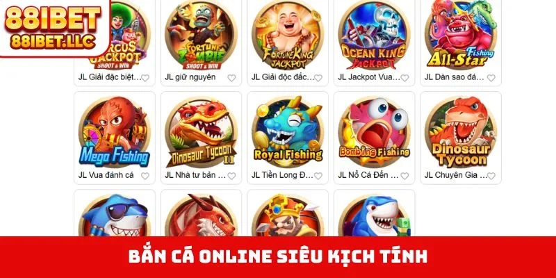 Bắn cá online siêu kịch tính